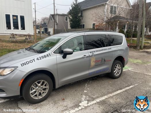 Literally parked on top of a plastic ballard.  I shouted at her YOU ARE PARKED IN THE BIKE LANE.    She opened her window to tell me that 'I'M DOING MY PAPERWORK AND NOT HURTING ANYONE.'  I said again, 'You are in the bike lane' and she shouted back,back, 'CALL 911, @IMPDnews WON'T DO&hellip;Show more