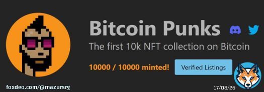 There are 7.8 billion people on the planet. #BitcoinPunks only 10,000 I think 1 Bitcoin Punk will be worth more than $100,000