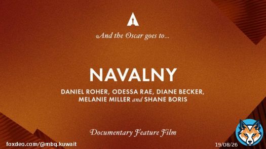 جائزة أوسكار لأفضل فيلم وثائقي Navalny #NavalnyDoc #Oscar2023 #Oscars2023 #Oscars
