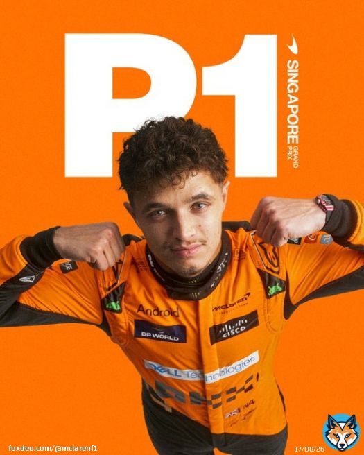 LANDO NORRIS WINS IN SINGAPORE!!!   What a drive from @LandoNorris, bringing home his THIRD race win!   #SingaporeGP