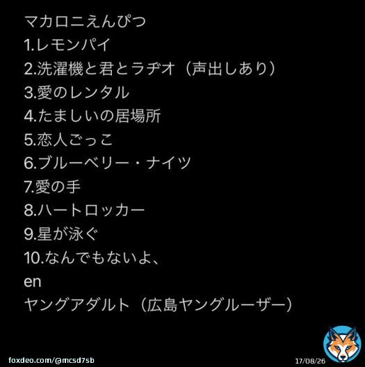 結びの夢番地2022 マカロニえんぴつ　セトリ