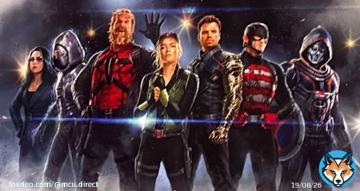 Here's the first look at the #MCU's THUNDERBOLTS team in the upcoming movie! Photo & details: