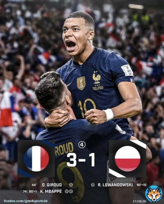FRANCE ARE THROUGH TO QUARTR-FINALS   #FIFAWorldCup #FRAPOL #Mbappe #Lewandowski