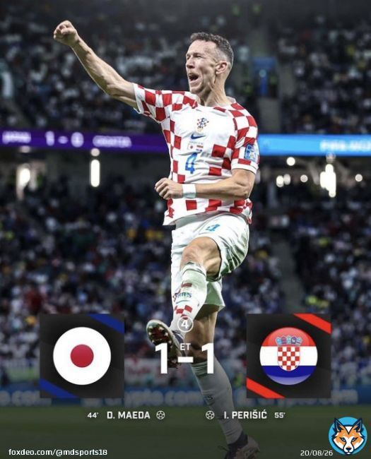 We're heading into extra-time!   #FIFAWorldCup #JPNCRO