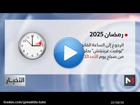 رسميا.. موعد الرجوع إلى الساعة القانونية بالمغرب (GMT)