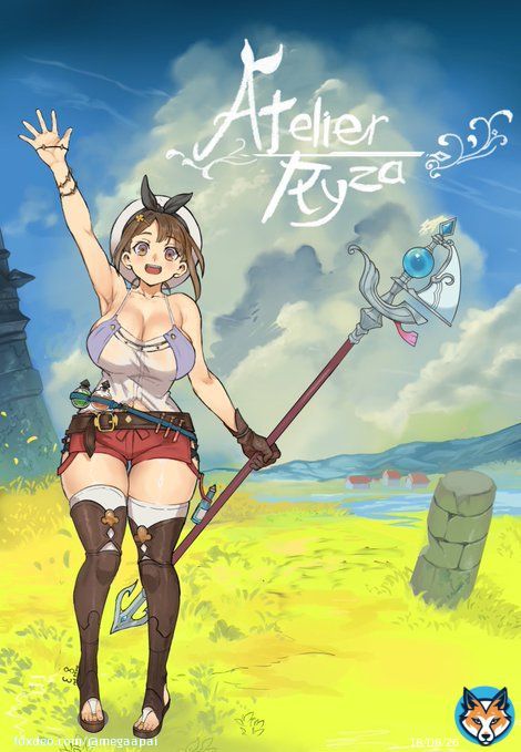 My fav characther's anime is finally airing. Its very beautiful to see it. This will be fun summer time  #ライザ #ライザのアトリエ #AtelierRyza #Ryza