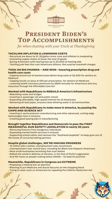 Here&rsquo;s a cheat sheet to help you when you are forced to sit next to your MAGA uncle this Thanksgiving  #HappyThanksgiving