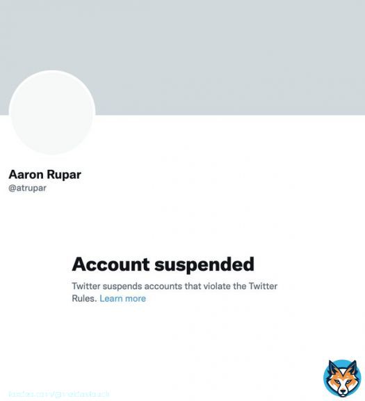 WTF?! This is absolutely insane. Aaron Rupar has been suspended from Twitter.