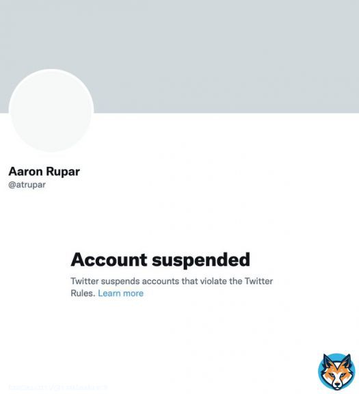 WTF?! This is absolutely insane. Aaron Rupar has been suspended from Twitter.