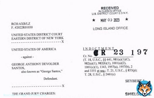 The criminal indictment against George Santos has been released: