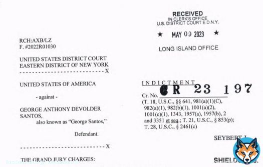 The criminal indictment against George Santos has been released: