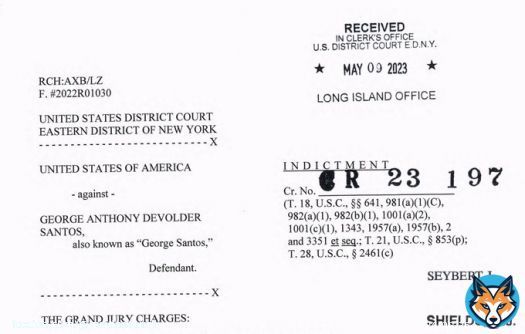 The criminal indictment against George Santos has been released: