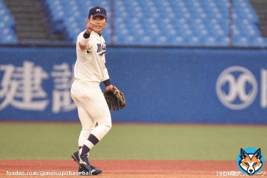 \u26be\ufe0e明治神宮大会２回戦????????????????????????????????\u26be\ufe0e 先頭打者としてチームを引っ張る明大の絶対的支柱&bull; #村松開人 主将  持ち前の打撃と走塁で、明大を日本一へ導きます  #big6 #六大学野球 #大学野球 #明治 #静岡高校 #東京六大学 #野球 #明大野球部 #頂戦 #明治神宮野球大会 #神宮大会