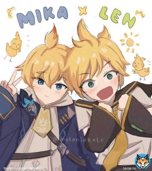 birb bois!!!  #mika #原神