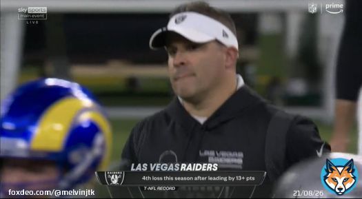 Ouch  #LVvsLAR  #TNF