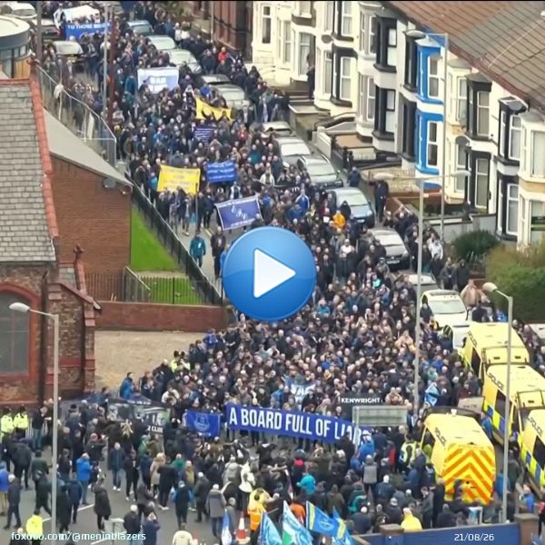 A CLUB IN CHAOS  Everton fans pack the streets outside of Goodison Park to protest the club&rsquo;s owners. A civil war between some of the most loyal fans in sport and the board. Meanwhile, the club are mired in the relegation zone. Heartbreaking.
