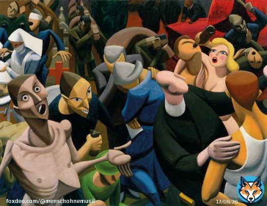 Harold Frederick Weaver Hawkins (English, 1893&ndash;1977) Warfare 1945. #8mai1945