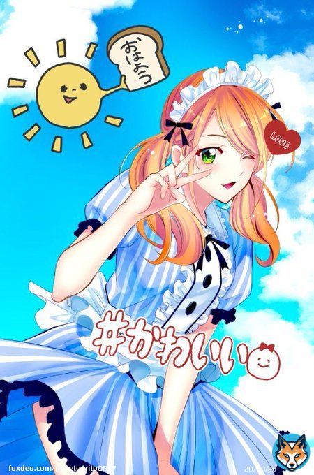 おは流星ちゃん\u266a( &acute;\u25bd｀)  TVアニメ放送まであと8日だよ^_&minus;  #女神のカフェテラス #月島流星 #初リプ・時差リプ・初絡み大歓迎