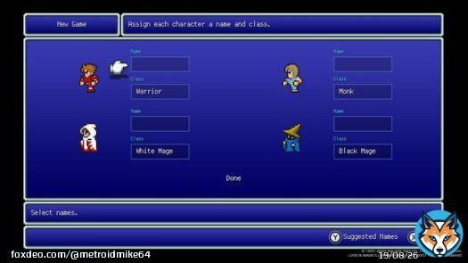 What's your optimal party? I remember the monk class getting powerful late game. I think thief might be the weakest. I always go with white & black mages with a fighter or 2. #FinalFantasy #NintendoSwitch