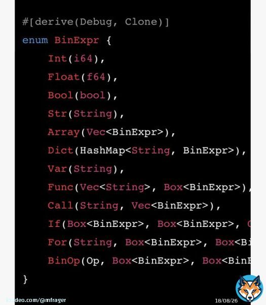 What did I do with #ChatGPT today? Abstract syntax trees (ASTs) and a transpiler in Rust that generates LLVM bytecode. We&rsquo;re doing dynamic smart contracts&hellip; Ready, or not! #Solana