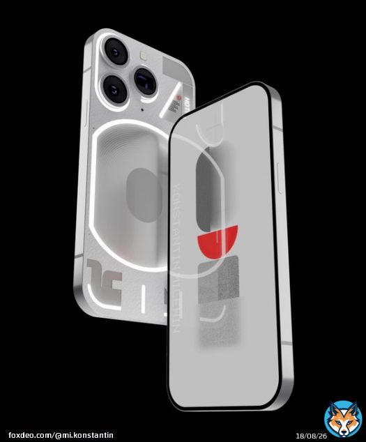 Concept Nothing Phone (2) Silvery white   Work: @mi_konstantin Created in Blender 3D  Wallpaper: Nothing OS, Android 13 beta  Conceptual vision of a premium phone 2023 company @nothing   #Concept #NothingPhone2