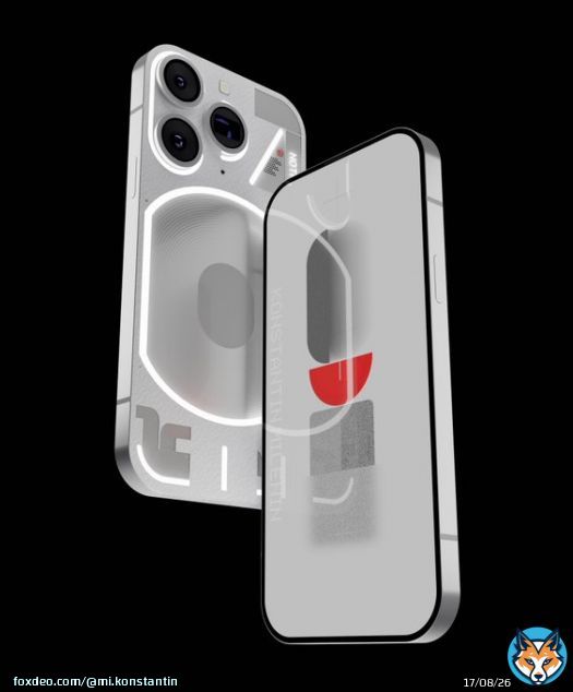 Concept Nothing Phone (2) Silvery white   Work: @mi_konstantin Created in Blender 3D  Wallpaper: Nothing OS, Android 13 beta  Conceptual vision of a premium phone 2023 company @nothing   #Concept #NothingPhone2
