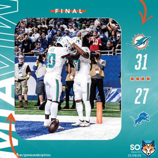 That&rsquo;s a road dub #FinsUp