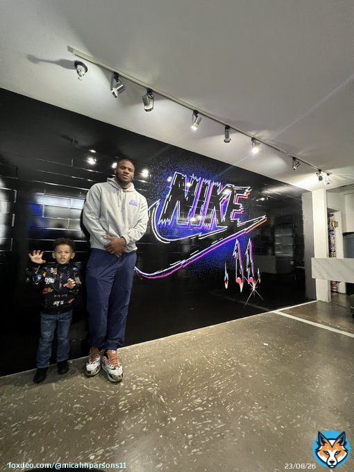 Something&rsquo;s we used to dream about!!! Super blessed !!! The hood going up for this one!! Thank you Nike for dropping the first &ldquo; ever nike aka (lion) line! @usnikefootball