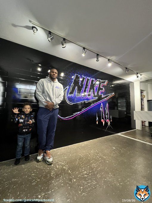 Something&rsquo;s we used to dream about!!! Super blessed !!! The hood going up for this one!! Thank you Nike for dropping the first &ldquo; ever nike aka (lion) line! @usnikefootball