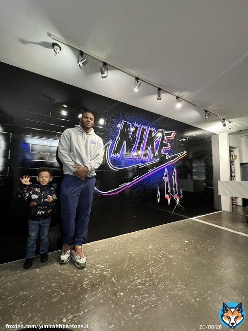 Something&rsquo;s we used to dream about!!! Super blessed !!! The hood going up for this one!! Thank you Nike for dropping the first &ldquo; ever nike aka (lion) line! @usnikefootball