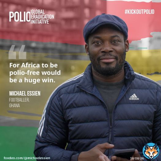 Champions rise when challenges are hardest. Africa can rise and finish the fight against polio. #KickOutPolio #AFCON2025