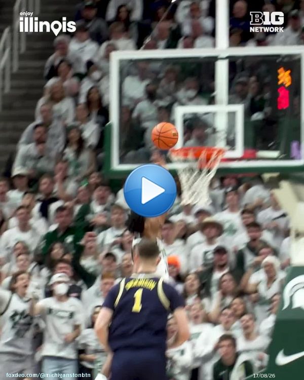 A.J. Hoggard found himself in the ???????????????????????? ???????? ???????????????????????????????????????? in @MSU_Basketball's win!   He finished the day with 15 points, 4 rebounds and 4 assists.    @enjoyillinois