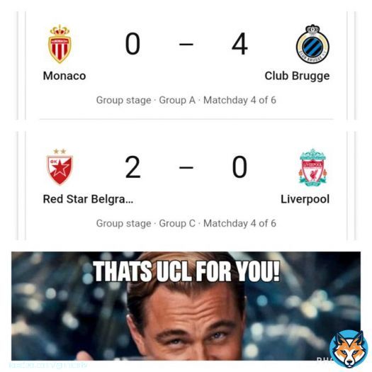 THIS IS UCL! WHERE UNDER DOGS STUN THE FAVOURITES! #UCL #AtletiBVB #ChampionsLeague #ZVELIV #REDLIV #football #ASMCLU #UEFA #UEFAChampionsLeague #NAPPSG #InterBar&ccedil;a #TOTPSV #futbol #soccer