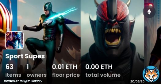 Check out this collection on OpenSea  via @opensea #OpenSeaNFT 1/1 generated art. First 50 minted. Super Bowl Teams 0.03 ETH, Playoff Teams 0.02 ETH, Remaining Teams 0.01 ETH. #NFL #NFLPlayoffs #SuperBowlLVII #NFT #AIart #ChiefsKingdom #PhiladelphiaEagles