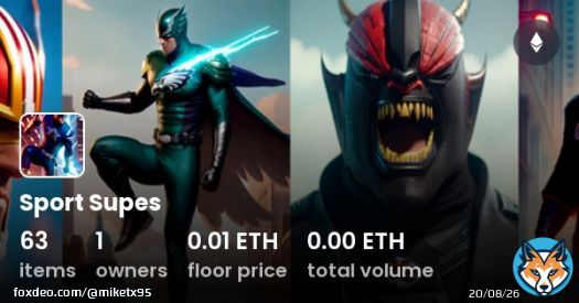 Check out this collection on OpenSea  via @opensea #OpenSeaNFT 1/1 generated art. First 50 minted. Super Bowl Teams 0.03 ETH, Playoff Teams 0.02 ETH, Remaining Teams 0.01 ETH. #NFL #NFLPlayoffs #SuperBowlLVII #NFT #AIart #ChiefsKingdom #PhiladelphiaEagles