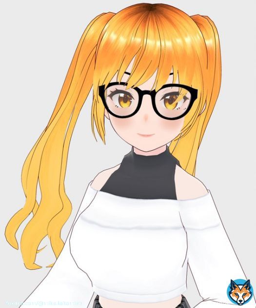 What do you think of my new hair dye?  #MikuTakamine #HUVtuber #blondegirl