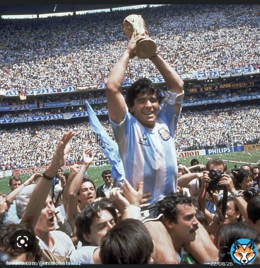 Do you see it!   &bull;Maradona 1986  &bull;Messi 2022   Wow. similarities  #FIFAWorldCup