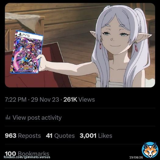 I'm not sure if it's the power of Frieren or we and JP players can't take it anymore