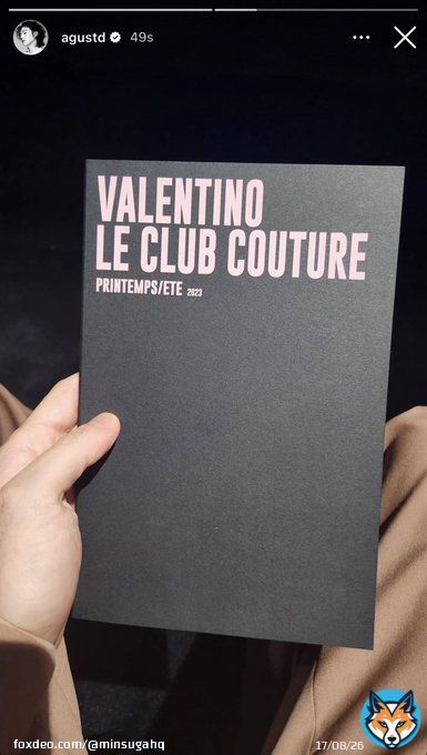 [#SugaHQ_Update] agustd via instagram story!  #SUGAxValentinoCouture #SUGAValentinoDiVas HAUTE COUTURE WITH SUGA