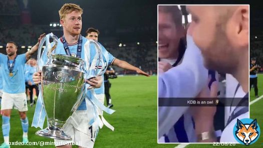 Why De Bruyne wore a Sheffield Wednesday shirt when celebrating Man City treble