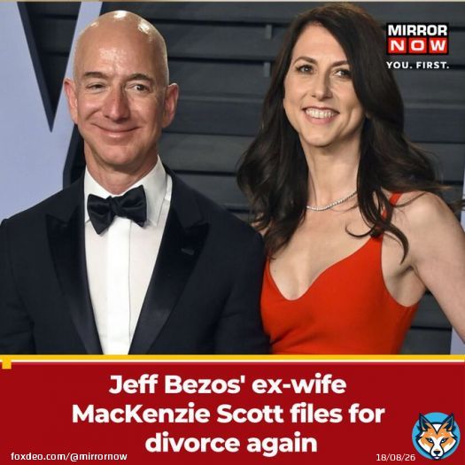 #Amazon founder #JeffBezos ex-wife #MacKenzieScott Scott has filed for #Divorce from her second husband, Dan Jewett. Dan Jewett's name was removed from MacKenzie Scott's group of fellow ultra-wealthy individuals pledging to give away half their wealtlth before they die as well.