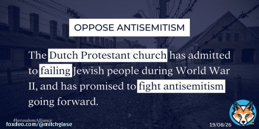 We affirm the desire of the Dutch Church to repent of antisemitism and to value relationships with the Jewish community. Learn more at @CTmagazine:  #JerusalemAlliance #antisemitism