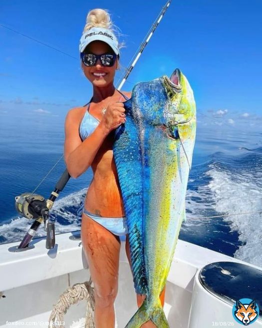 Look&hellip;We Match  #MahiMonday #PelagicGirl #BigBull #PrettyInBlue #LaborDay #BikiniBeauty
