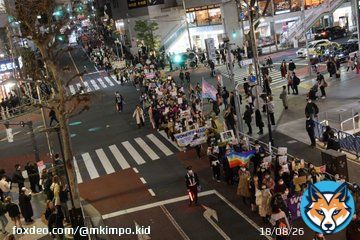 ウィメンズマーチ東京2023 Women&rsquo;s March Tokyo 2023 #ウィメンズマーチ東京2023 #WomensMarchTokyo2023 #国際女性デー2023 #InternationalWomensDay2023 #IWD2023 #ミモザの日 国連大学前広場～渋谷一周～神宮通公園