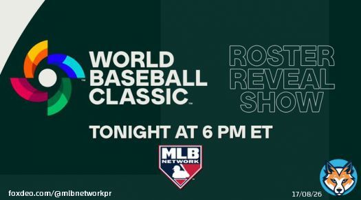 #WorldBaseballClassic rosters will be revealed on @MLBNetwork at 6 p.m. ET.   @SieraSantos, @CY24_7 & @jonmorosi anchor special #MLBTonight - @WBCBaseball program, including guests @MikeTrout, @FreddieFreeman5 & @sandyalcantar22.  Details: