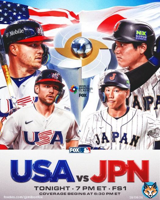 IT'S CHAMPIONSHIP DAY.   USA vs. Japan  : TONIGHT at 7pm ET on FS1 | Coverage begins at 6:30pm ET