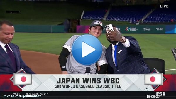 2023 WBC MVP Shohei Ohtani sits down to talk about striking out Mike Trout and winning the 2023 World Baseball Classic.  @kevinburkhardt | @AROD | @davidortiz