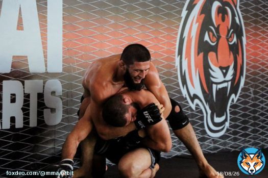 Khamzat Chimaev is back training at Tiger Muay Thai in Thailand.  Chimaev is still yet to find his next opponent though.   Nobody wants the smoke!  #UFC #MMA