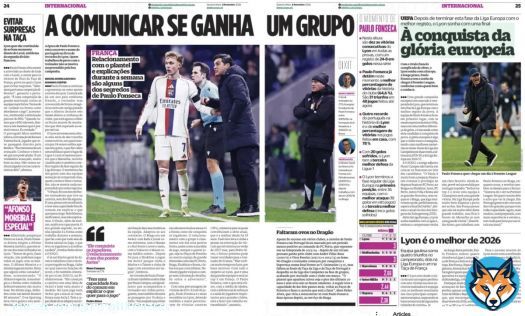 Pelo que tenho visto, o Lyon, de Paulo Fonseca, é das melhores equipas a jogar na Europa. Boa reportagem no Jornal OJOGO.