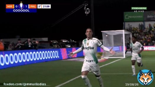 GOL GOL GOL! &Eacute; DO PALMEIRAS!  Breno Lopes abre o placar para o Verd&atilde;o!   Boa jogada do Giovani e boa ajuda do goleiro do Mirassol!